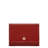 Alberese Wallet in leather color red