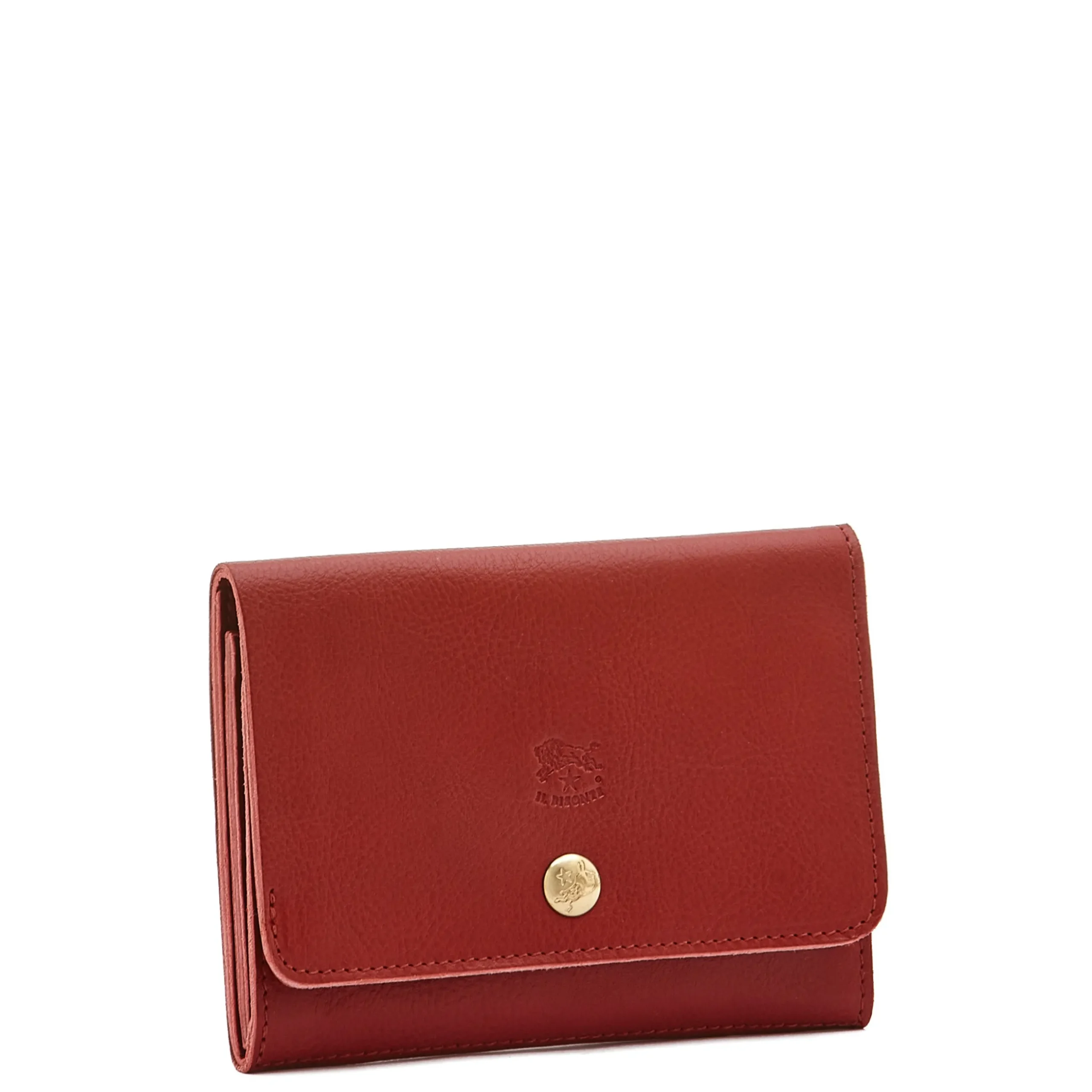 Alberese Wallet in leather color red