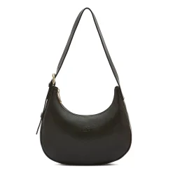 Belcanto Women's shoulder bag in leather color black