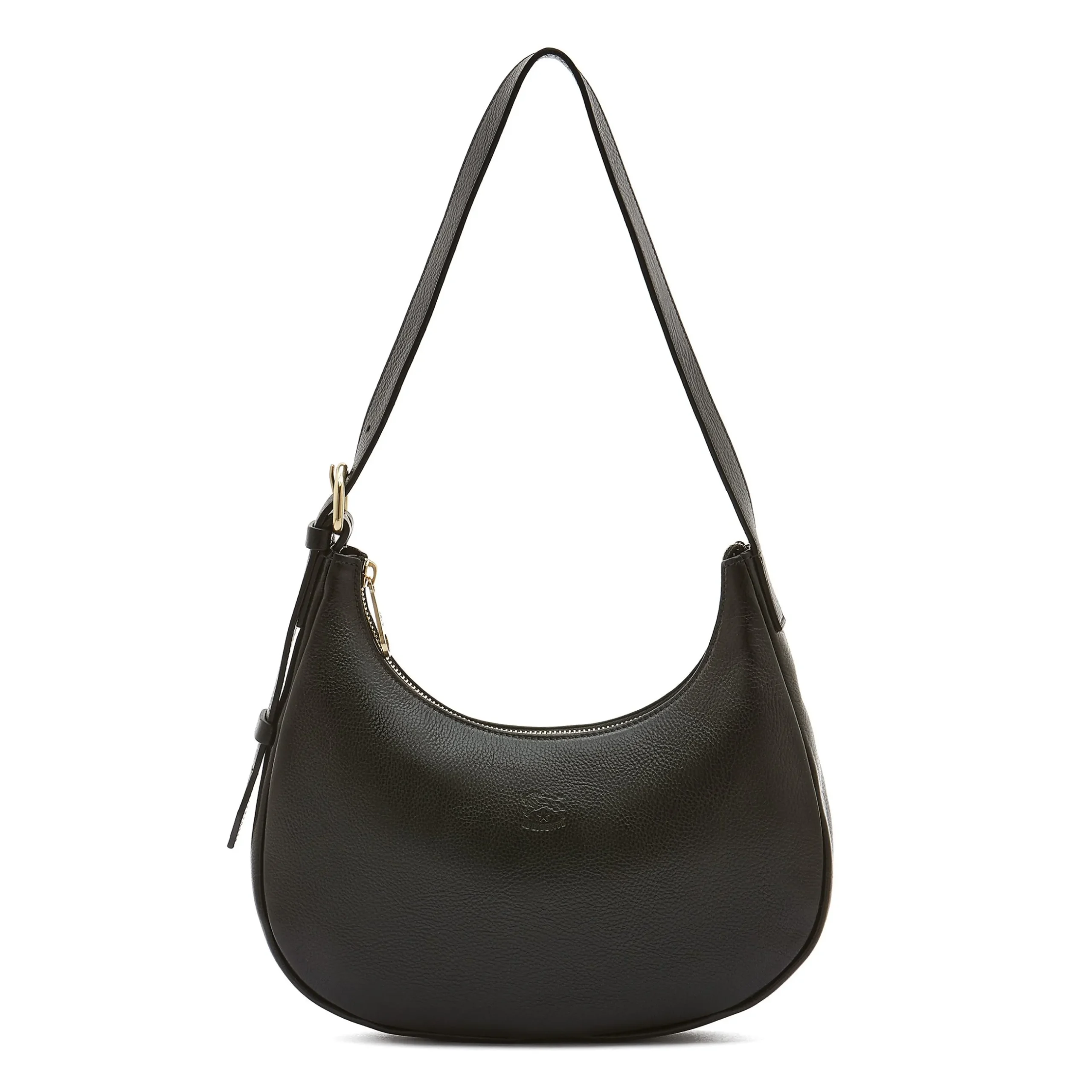 Belcanto Women's shoulder bag in leather color black