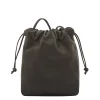 Bellini Women's bucket bag in leather color black