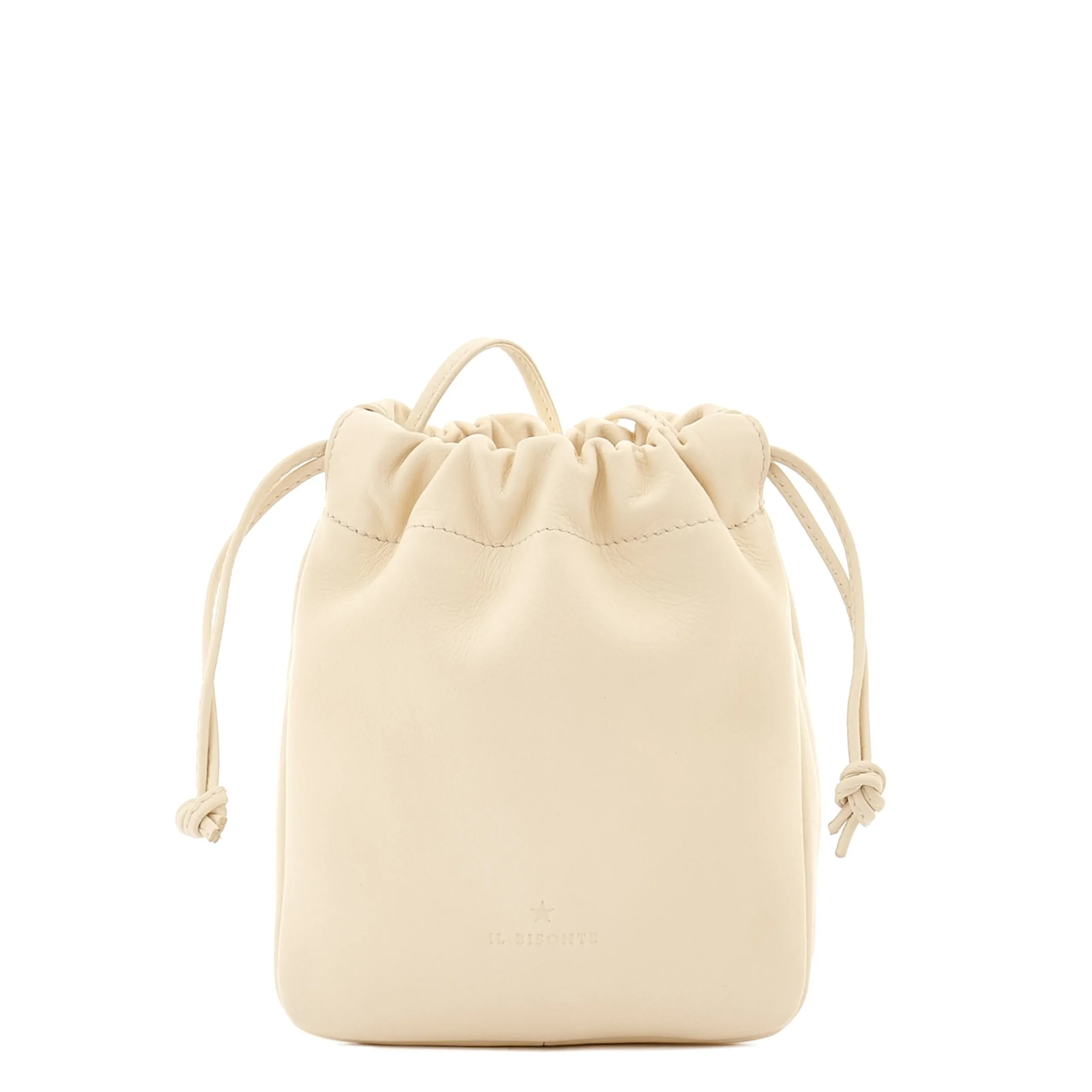 Bellini Women's bucket bag in leather color milk