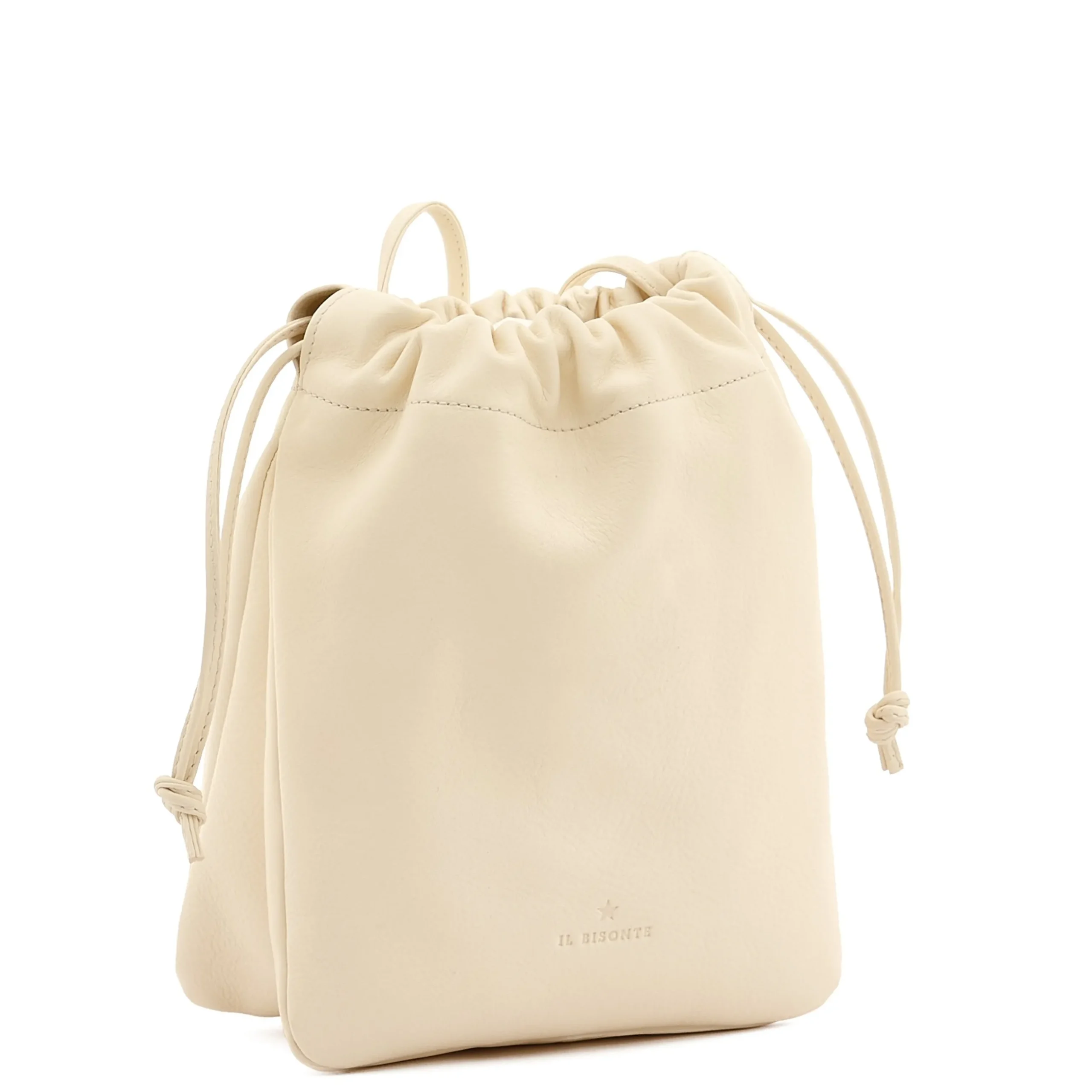 Bellini Women's bucket bag in leather color milk