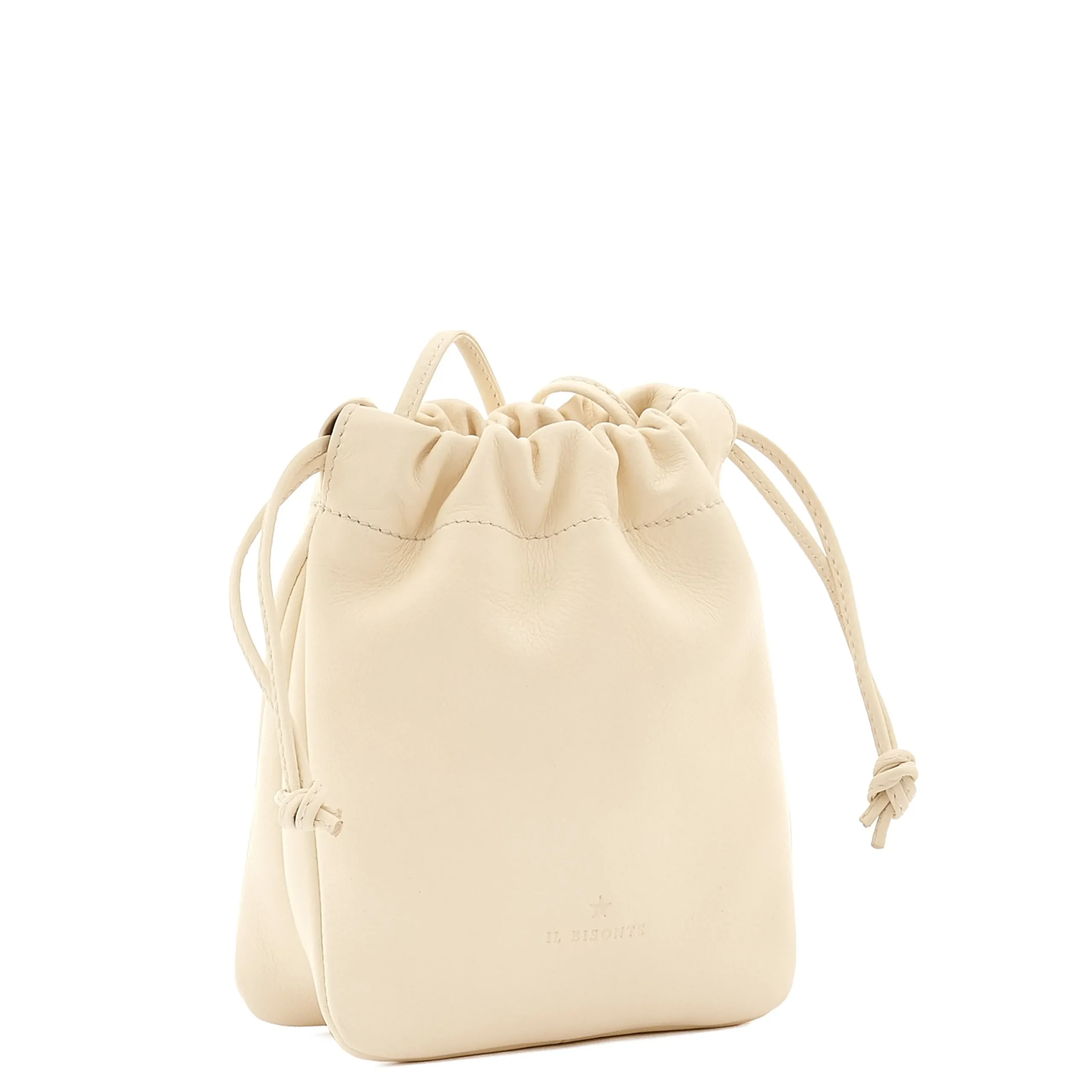 Bellini Women's bucket bag in leather color milk