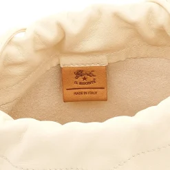 Bellini Women's bucket bag in leather color milk