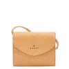 Bigallo Women's card case in leather color natural