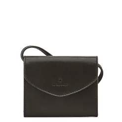 Bigallo Women's card case in leather color black