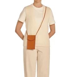Bigallo Women's case in leather color caramel