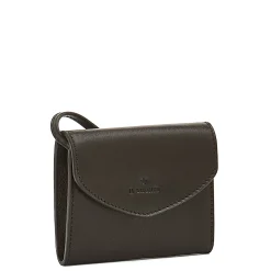 Bigallo Women's card case in leather color black