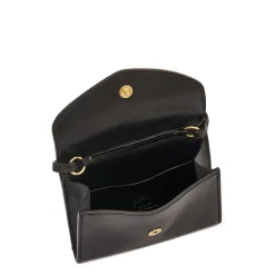 Bigallo Women's card case in leather color black