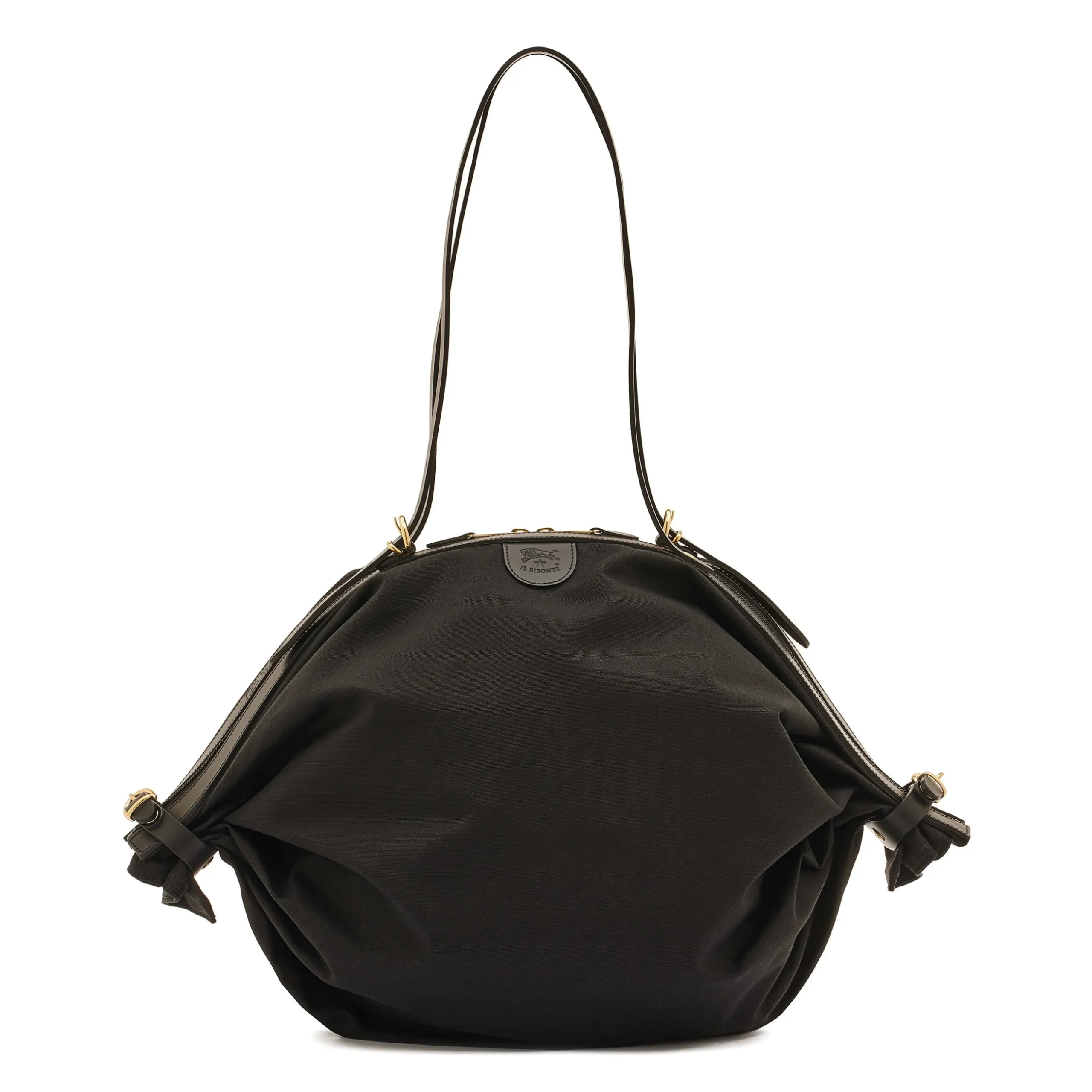 Caramella Women's shoulder bag in fabric color black/black