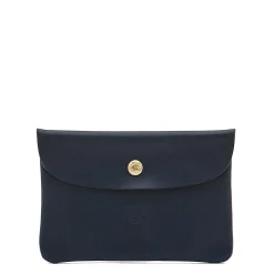 Case in leather color blue