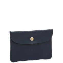 Case in leather color blue
