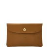Case in leather color gianduia