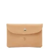 Case in leather color natural