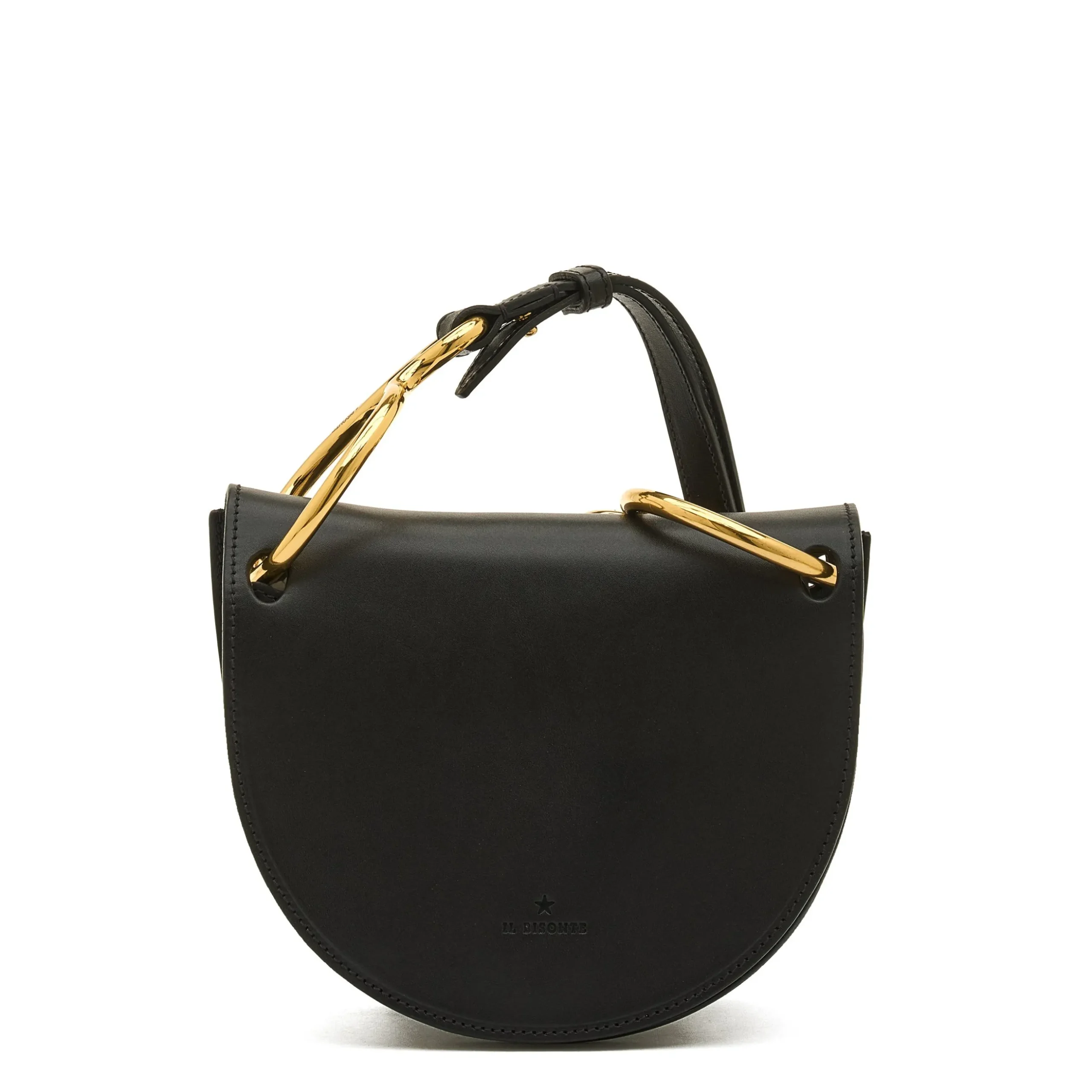 Consuelo Women's crossbody bag in leather color black