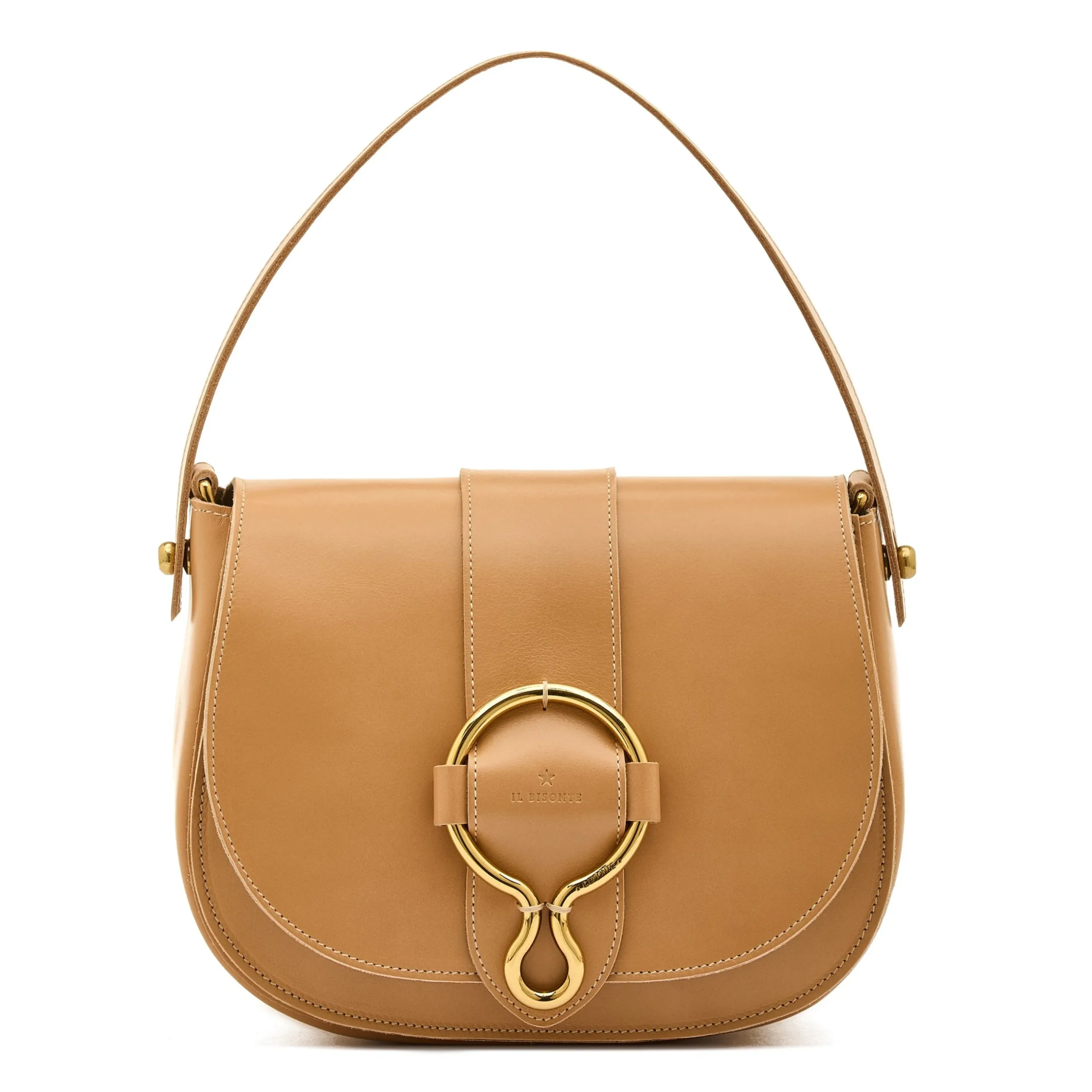Consuelo Women's crossbody bag in leather color natural