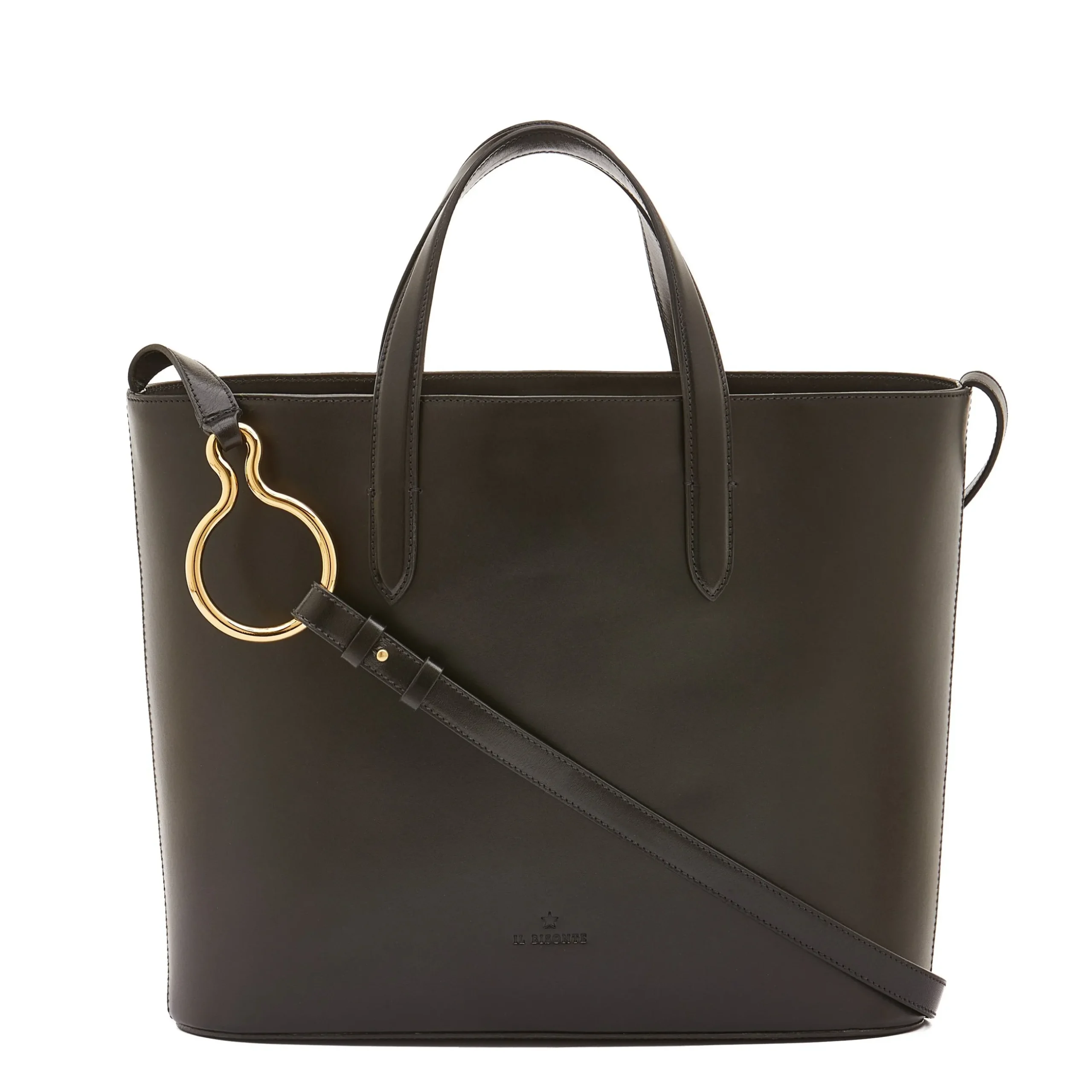 Consuelo Women's shoulder bag in leather color black