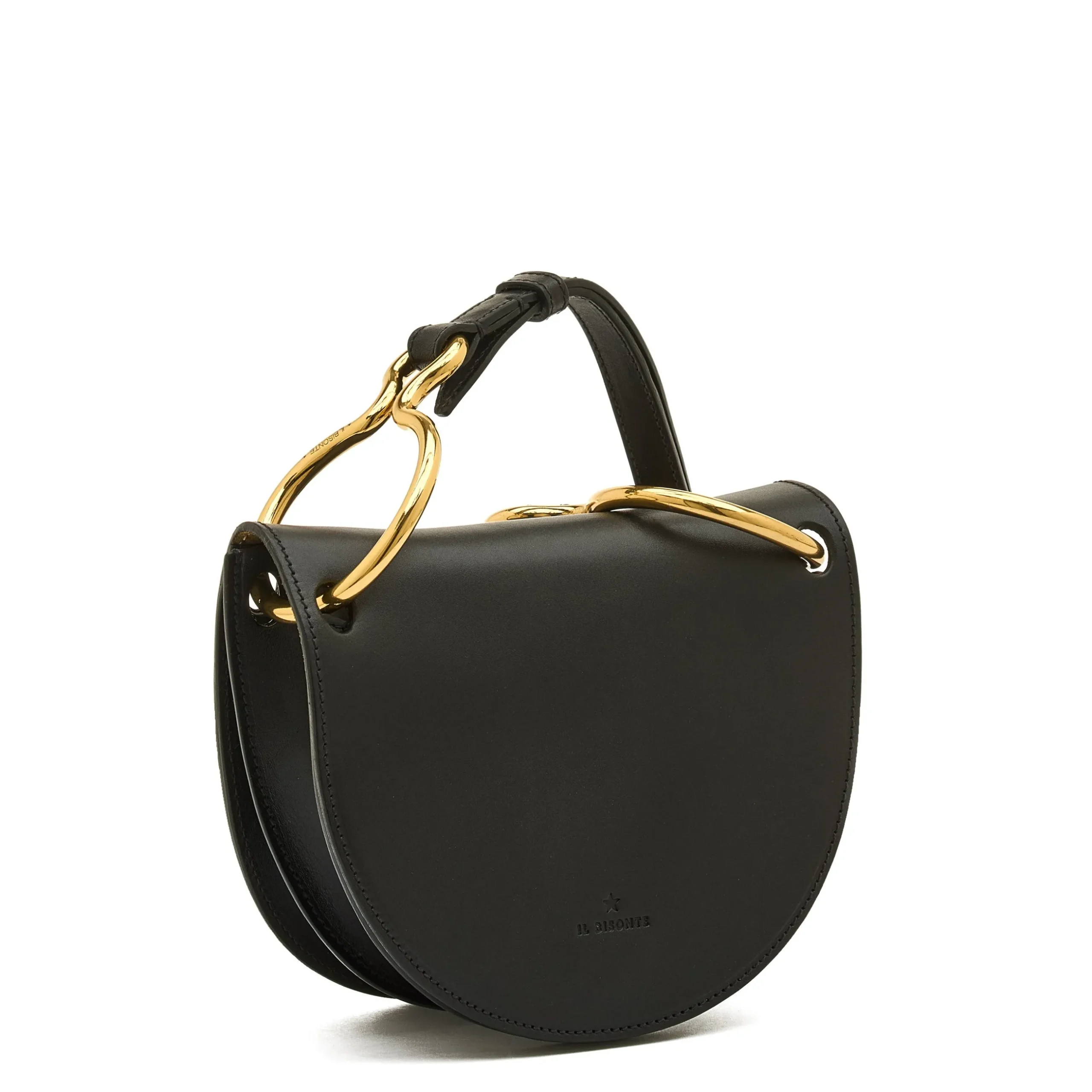 Consuelo Women's crossbody bag in leather color black