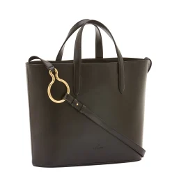 Consuelo Women's shoulder bag in leather color black