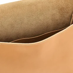 Consuelo Women's crossbody bag in leather color natural