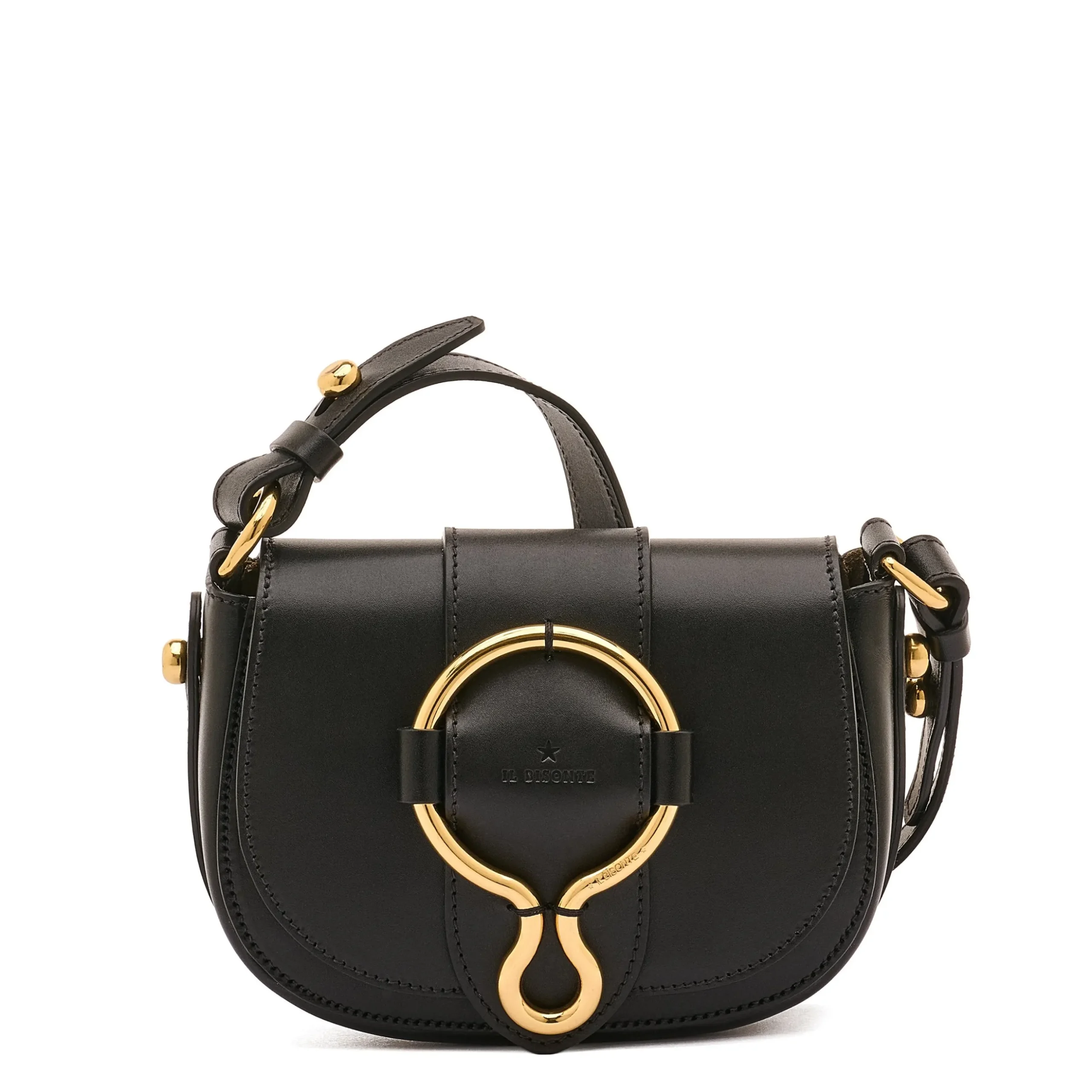 Consuelo Women's crossbody bag in leather color black