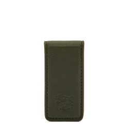 Duccio Men's wallet in vintage leather color forest