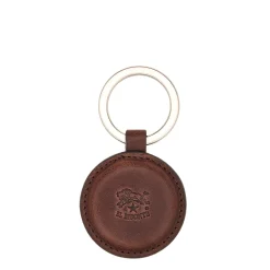 Duccio Men's keyring in vintage leather color coffee