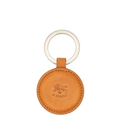 Duccio Men's keyring in vintage leather color natural
