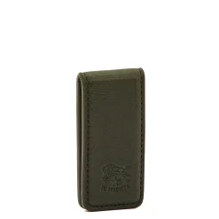 Duccio Men's wallet in vintage leather color forest