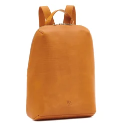 Duccio Men's backpack in vintage leather color natural