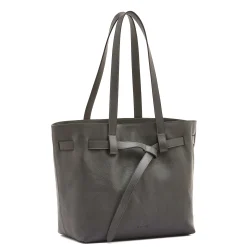 Elisa Women's tote bag in leather color grafite