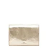 Esperia Women's wallet in metallic leather color metallic platinum