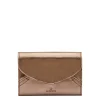 Esperia Women's wallet in metallic leather color metallic bronze