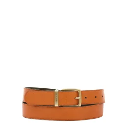 Esperia Women's belt in leather color caramel