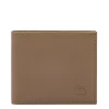 Feniglia Men's bi-fold wallet in leather color light grey