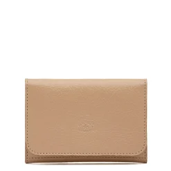 Galileo Men's card case in leather color caffelatte