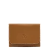 Galileo Men's card case in leather color gianduia