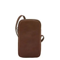Galileo Men's case in vintage leather color coffee
