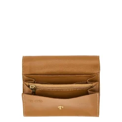 Galileo Men's card case in leather color gianduia