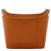 Home Container in leather color caramel