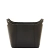Home Home accessory in leather color black