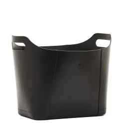 Home Container in leather color black