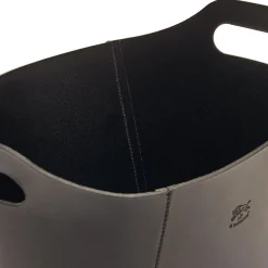 Home Home accessory in leather color black
