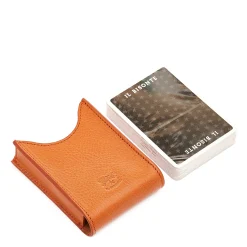 Home Home accessory in leather color caramel