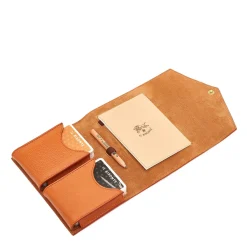 Home Home accessory in leather color caramel