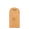 Keyring in leather color natural