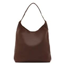 Le laudi Women's shoulder bag in vintage leather color coffee