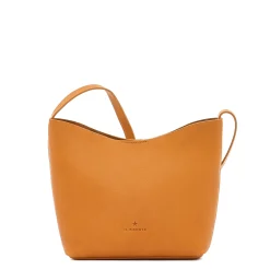 Le laudi Women's crossbody bag in vintage leather color natural