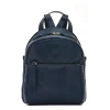 Lungarno Women's backpack in leather color blue
